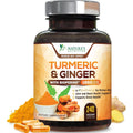 Nature's Nutrition Turmeric Curcumin front label view showing 240 veggie capsules bottle