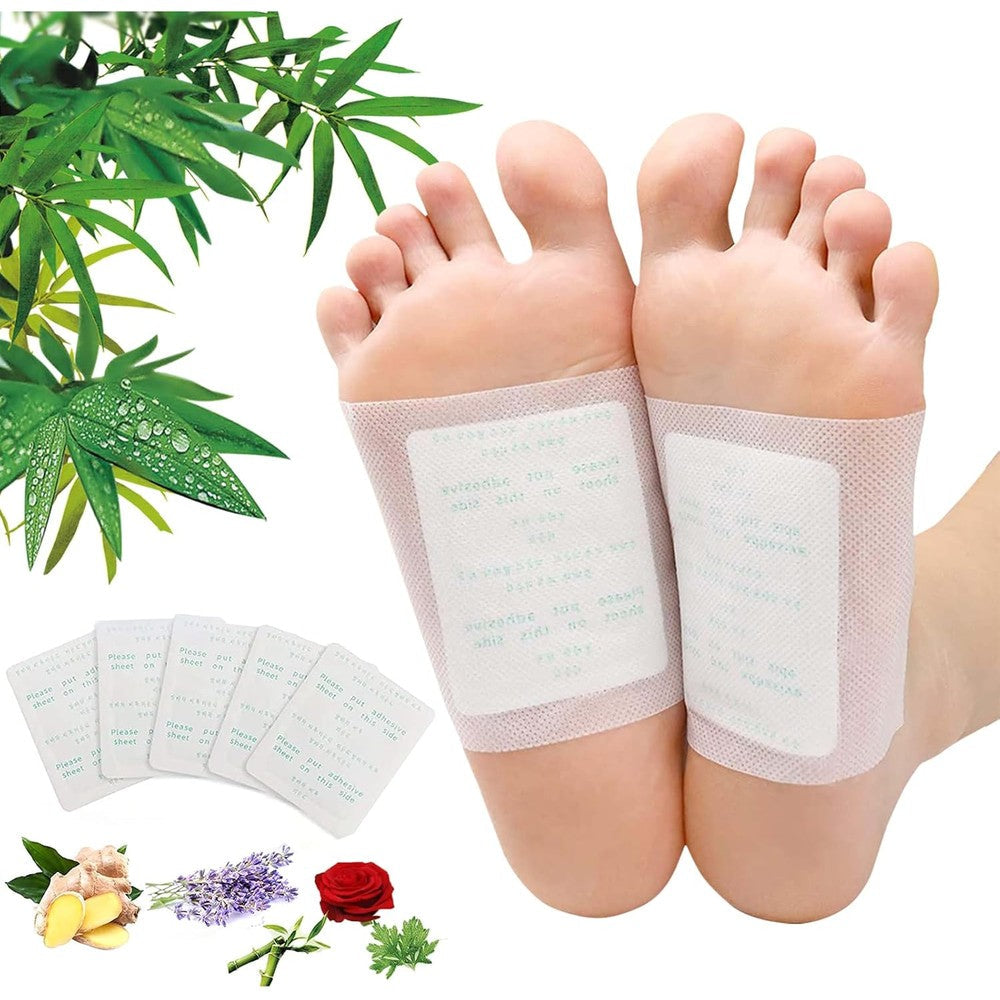 Maguja Natural Bamboo Vinegar Deep Cleansing Foot Pads front packaging view showing one hundred count pack