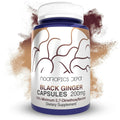 Nootropics Depot Black Ginger Extract 60 capsules front view showing label details and product packaging.