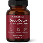 Berseg Colasential Max Liver Detox 60 capsules front view bottle for natural liver cleanse
