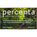 Percepta Plant Based Memory Support 60 veg capsules front view bottle for brain health.