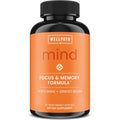 WellPath Mind Brain Supplement bottle front view showcasing memory and focus benefits.