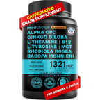 MedChoice 12 in 1 Nootropic front view bottle for memory and focus support
