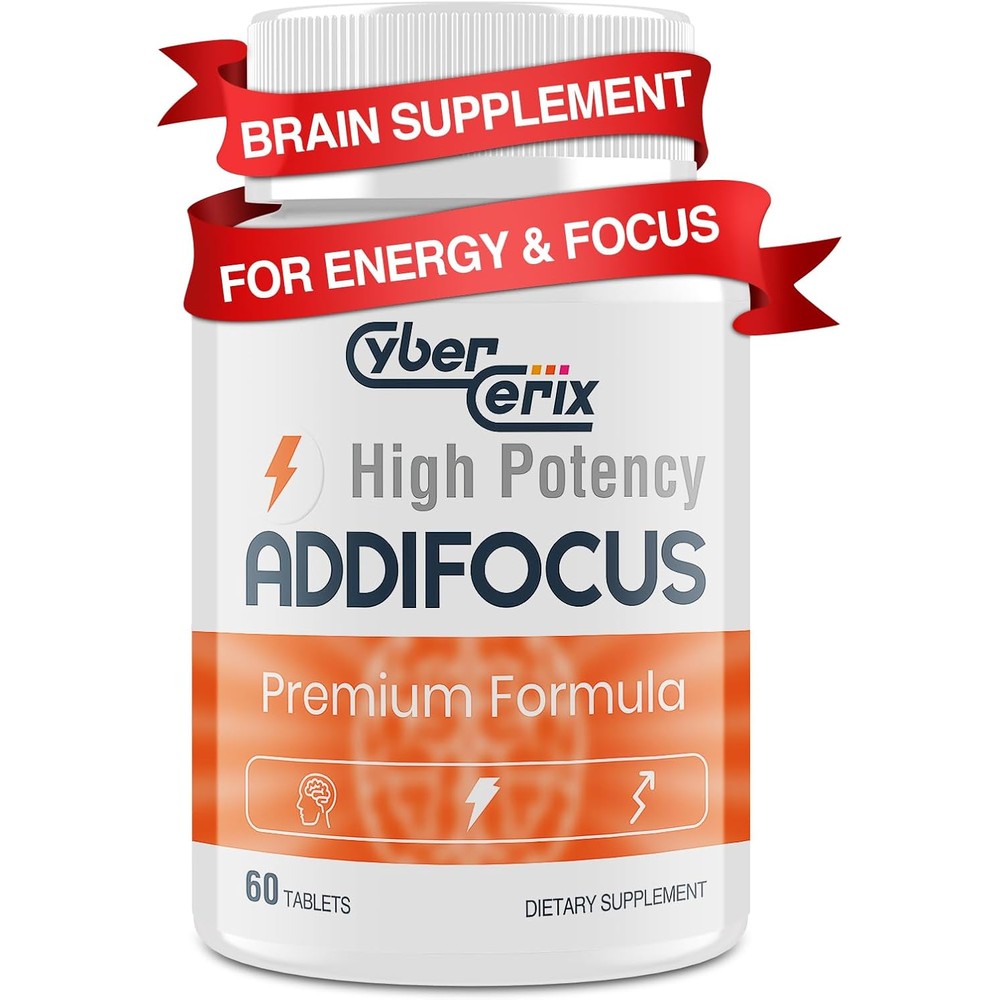 CyberCerix 17 in 1 Nootropic Brain Supplement 60 tablets front view showing packaging for focus and memory