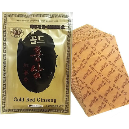 Korean Red Ginseng Patch Powerstrips 100 count front view packaging