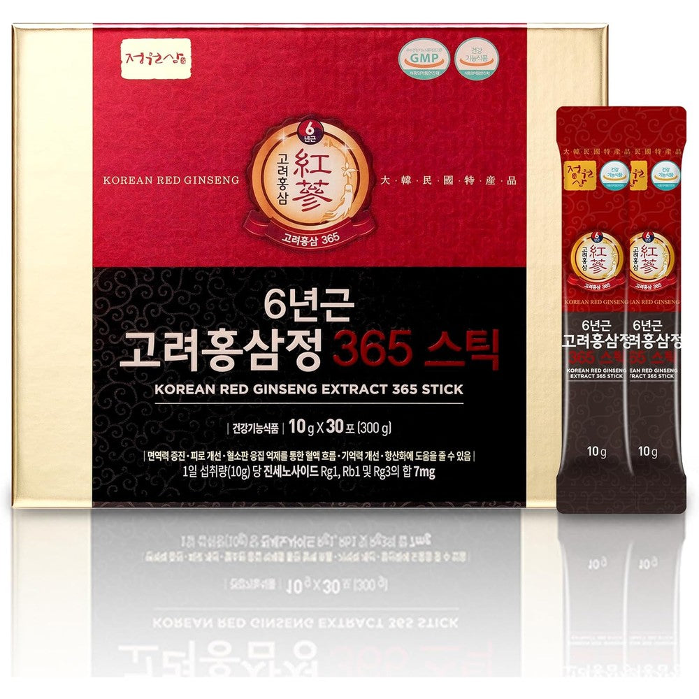 Jungwonsam 6-Year Korean Red Ginseng 365 Extract box front view