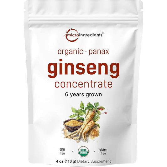 Micro Ingredients Organic Korean Ginseng Root Powder front view