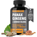 NooMost Authentic Korean Red Panax Ginseng and Ginkgo Biloba bottle front view