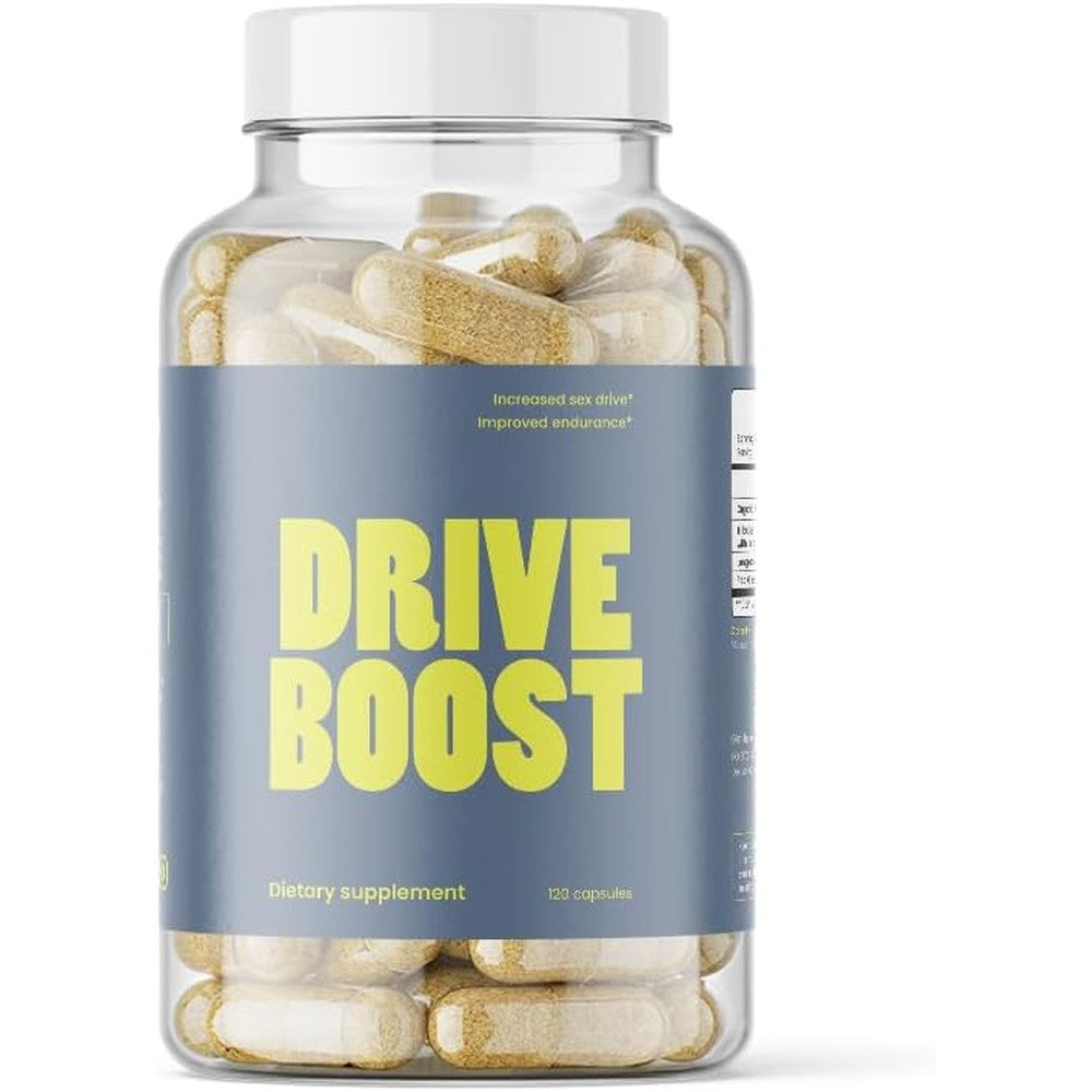 VB Health Drive Boost sexual health supplement 120 capsules front view