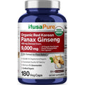 NusaPure Red Korean Panax Ginseng 9000mg front view