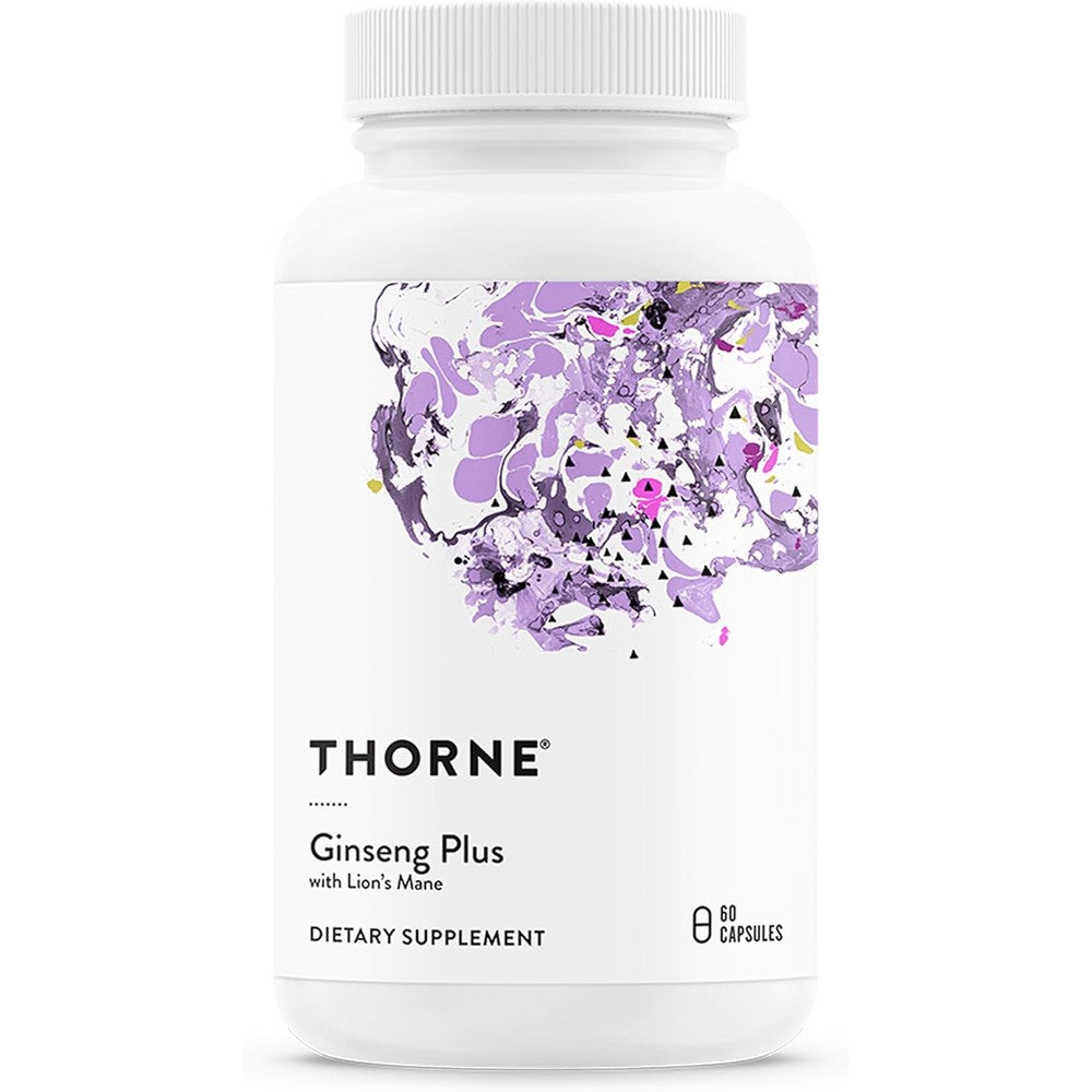 Thorne Ginseng Plus 60 capsules front view packaging