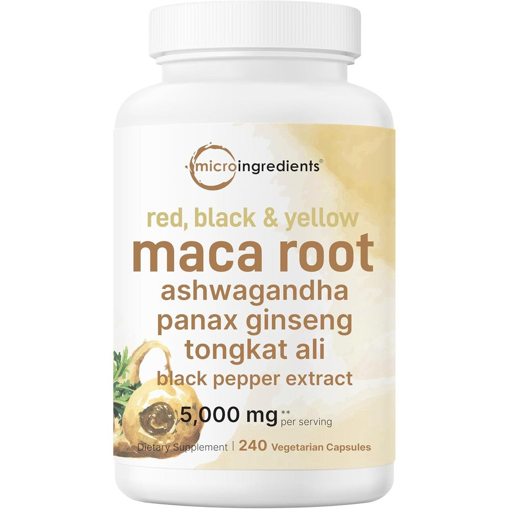Micro Ingredients Maca Root 5000mg complex bottle front view