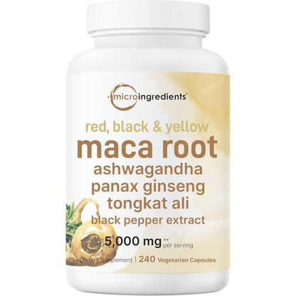 Micro Ingredients Maca Root 5000mg complex bottle front view