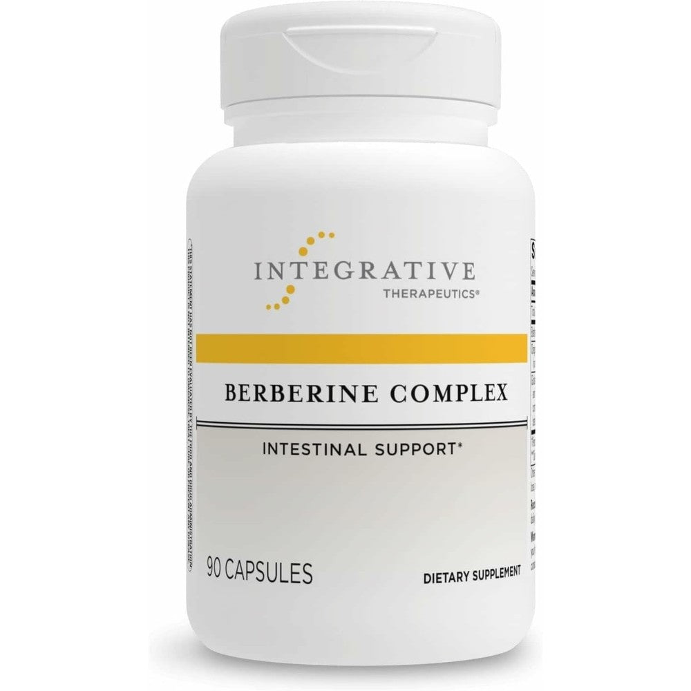 Integrative Therapeutics Berberine Complex 90 vegan capsules front bottle view for gut health