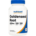 Nutricost Goldenseal Root 600mg 120 vegetarian capsules front view packaging