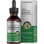 Horbaach Goldenseal Root Tincture 30ml front view bottle showing alcohol free formula label