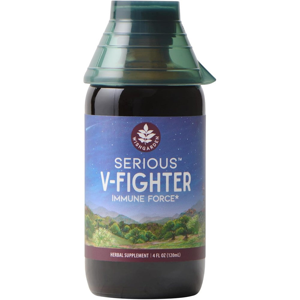WishGarden Serious V-Fighter immune support liquid tincture front view