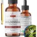 Pura Herba Goldenseal Tincture 60 ml bottle front view showing clean alcohol free liquid root extract label.