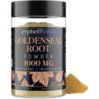 Zypherionixis Goldenseal Root Powder Supplement front view container for immune defense.