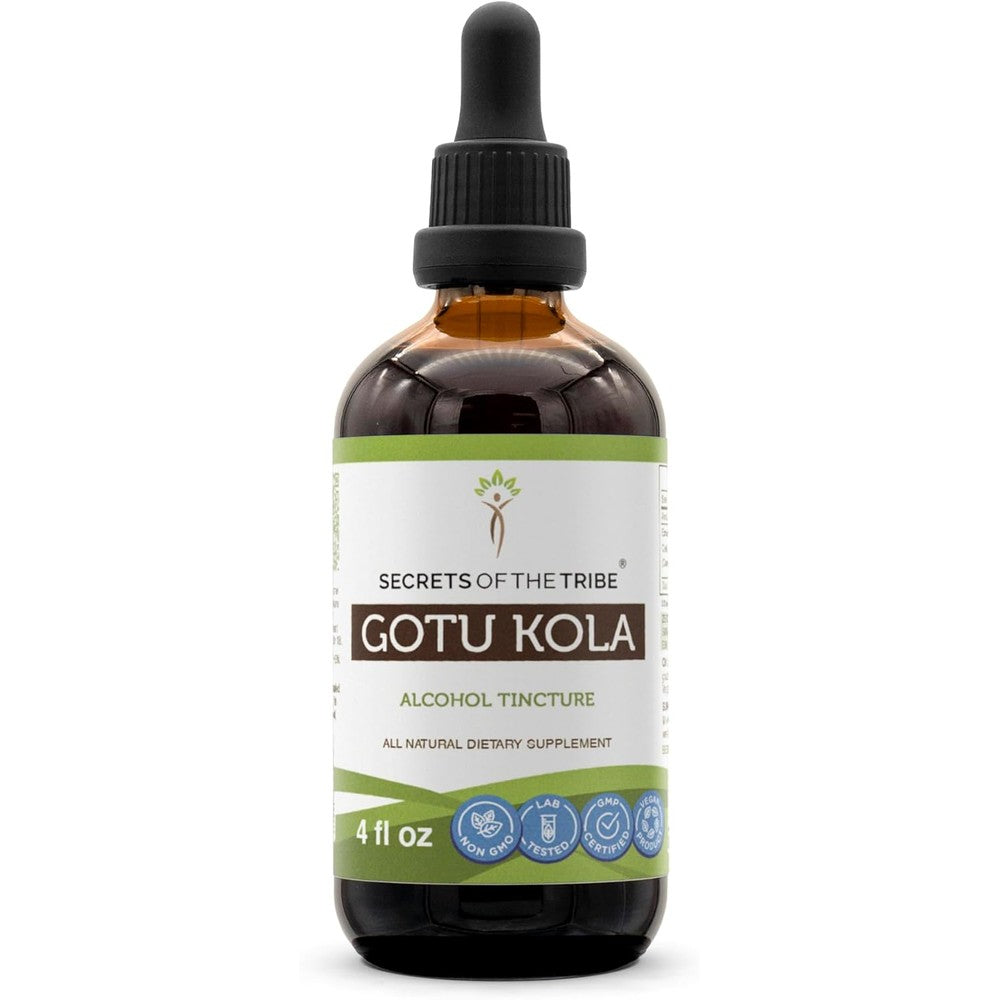 Secrets of the Tribe Gotu Kola Tincture front view authentic liquid extract supplement India