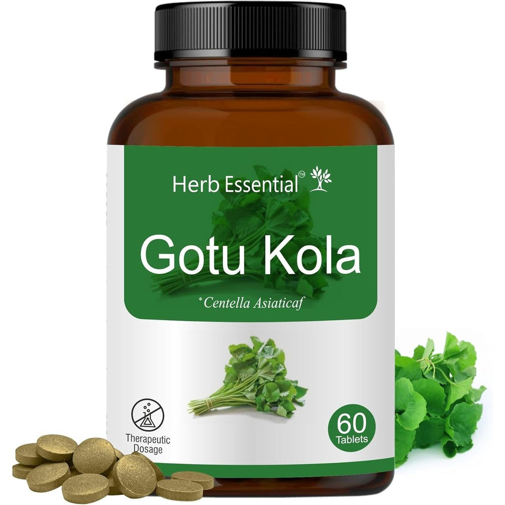 Herb Essential Gotu Kola 500mg front view packaging