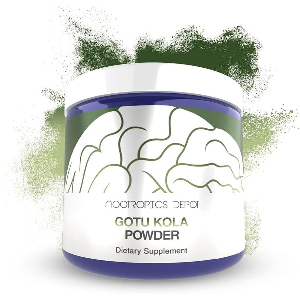 Nootropics Depot Gotu Kola Extract Powder 15 Grams front view