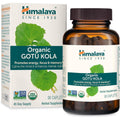 Himalaya Organic Gotu Kola 650mg bottle front view for memory and focus supplement