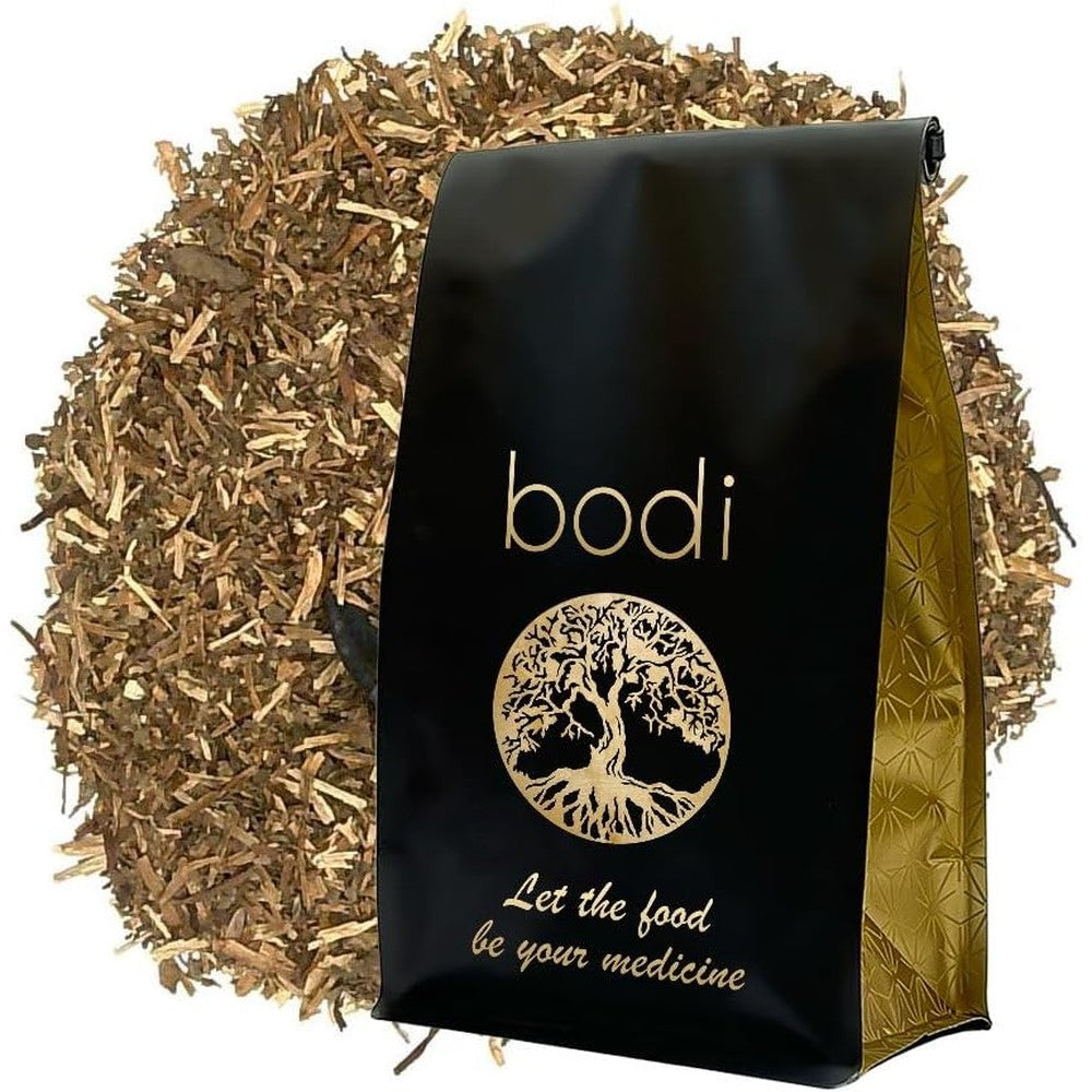 Bodi Gotu Kola Leaf Cut Dried Powder 16 Ounce premium black packaging front view