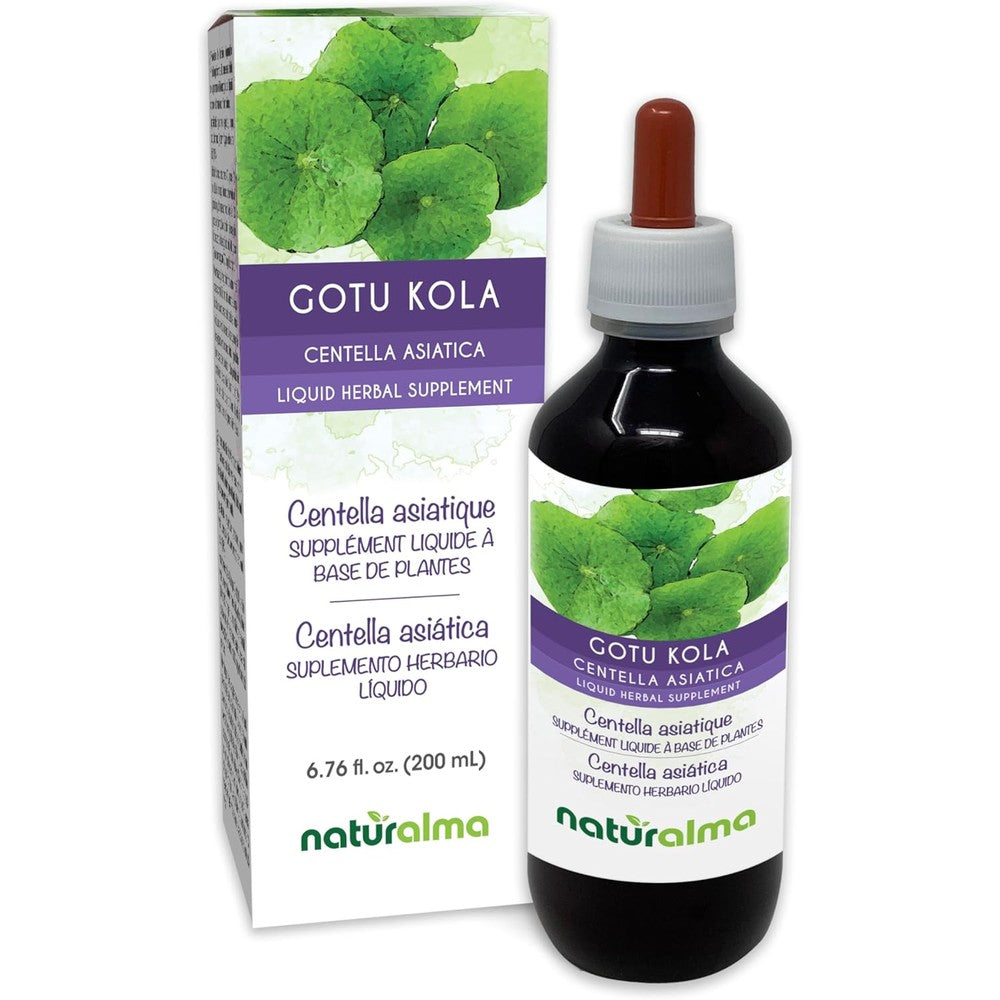 Naturalma Gotu Kola liquid extract tincture front view authentic herbal supplement