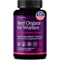 Etta Vita Primal Beef Organ Supplement for Women front bottle view showing 60 capsules.