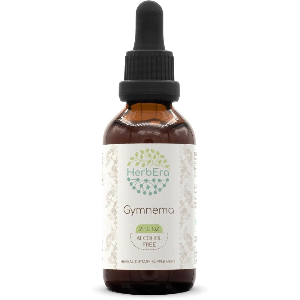 Herbera Gymnema B60 liquid extract front view supplement bottle
