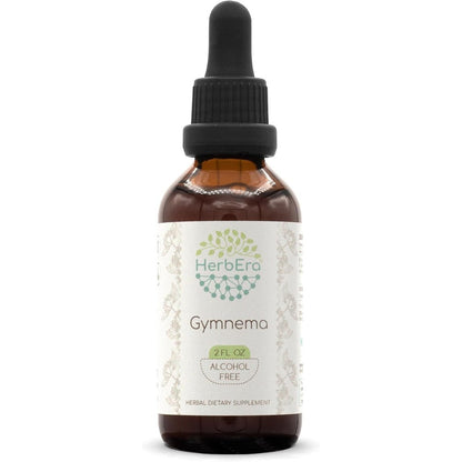 Herbera Gymnema B60 liquid extract front view supplement bottle