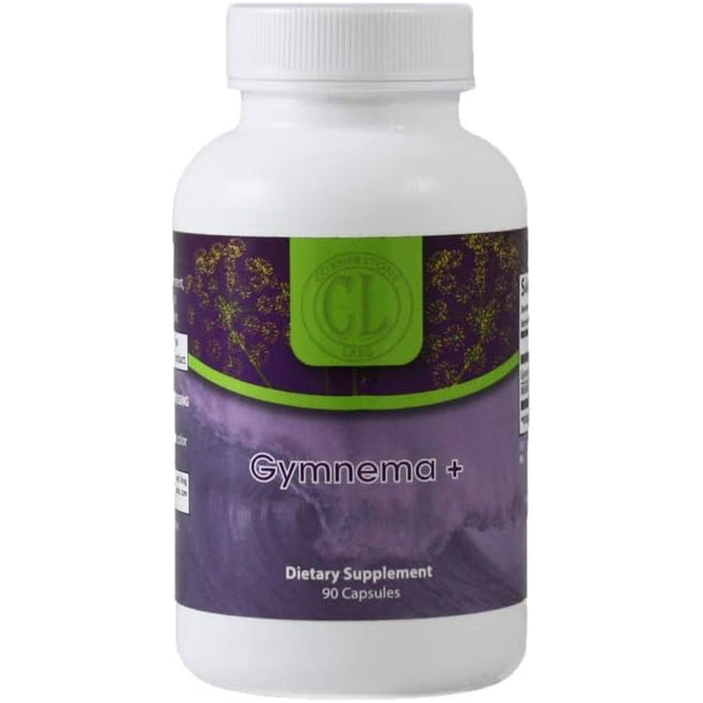 Cornerstone Labs Gymnema Plus front view authentic glucose support supplement bottle.
