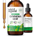 Wild And Organic Gymnema Sylvestre Extract Drops front bottle view for sugar craving support