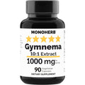 MONOHERB Gymnema Extract 1000 mg bottle front view for blood sugar support