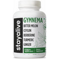 STAY ALIVE Gymnema Sylvestre 25:1 Extract 120 capsules front bottle view metabolic supplement