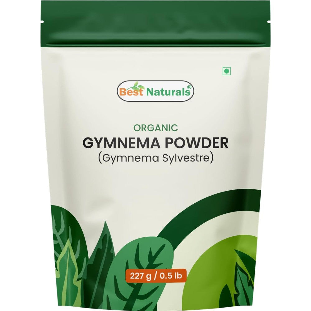 Best Naturals Organic Gymnema Powder 227 grams front view packaging for metabolic wellness