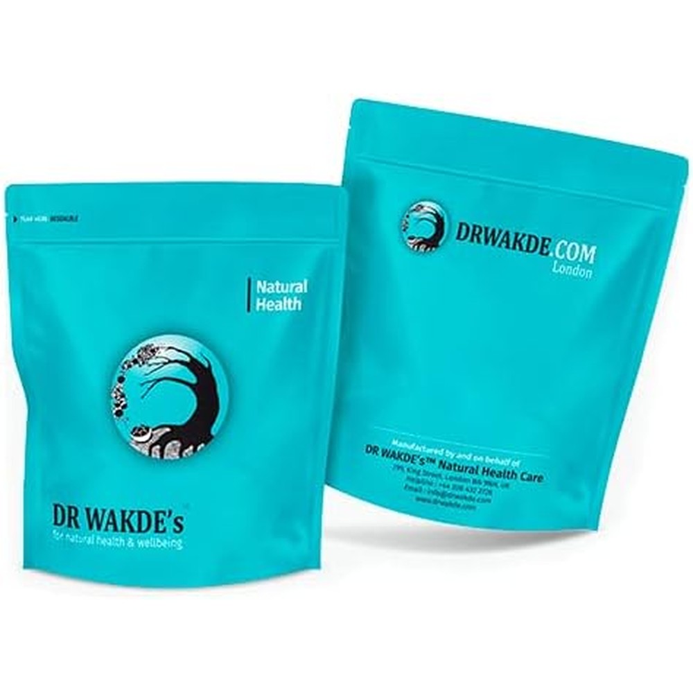 DR WAKDE'S Haritaki Powder 1kg stand up pouch front view showcasing pure Ayurvedic herbal supplement