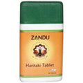 Zandu Haritaki Harde digestive support tablets front bottle view