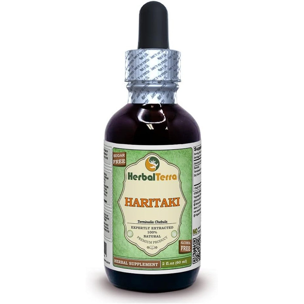 Herbal Terra LLC Haritaki Liquid Extract front view authentic imported dietary supplement drops