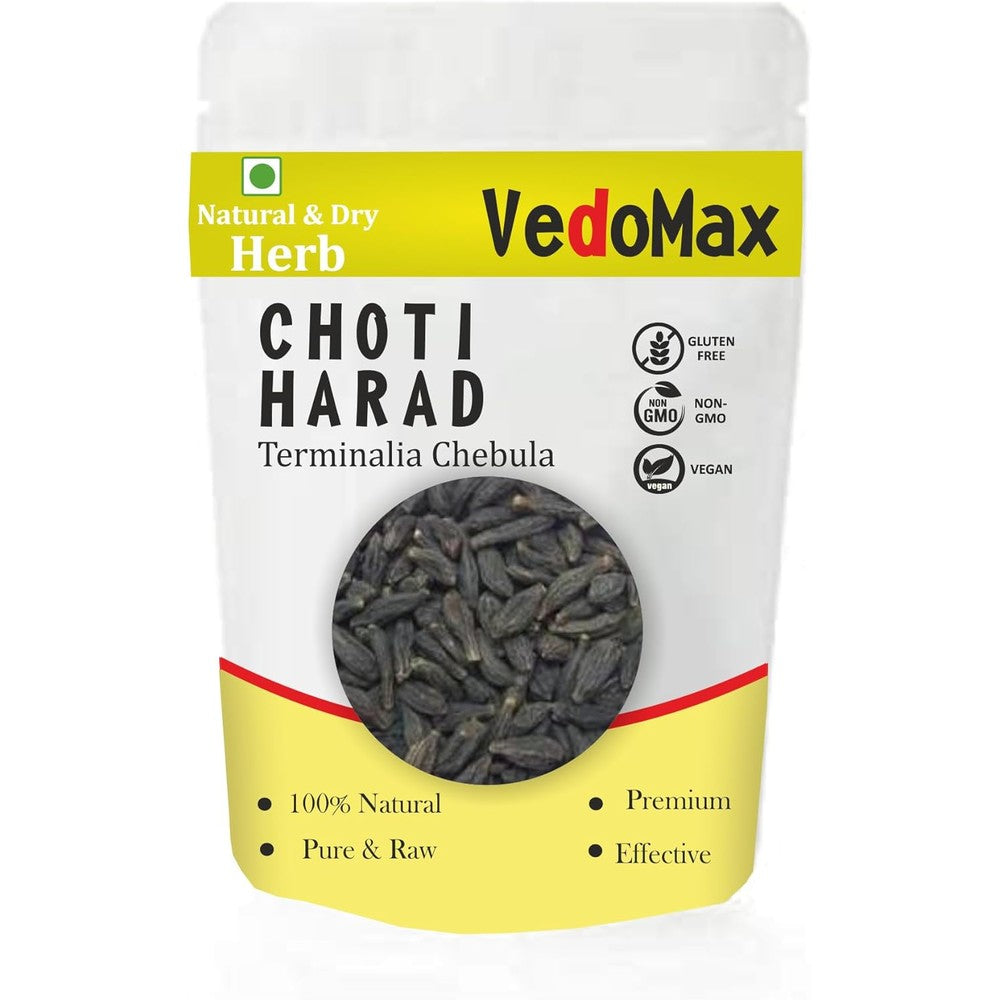 VedoMax Choti Harad Whole Haritaki fruit pack front view