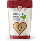Pure Indian Foods Certified Organic Haritaki Powder front packaging