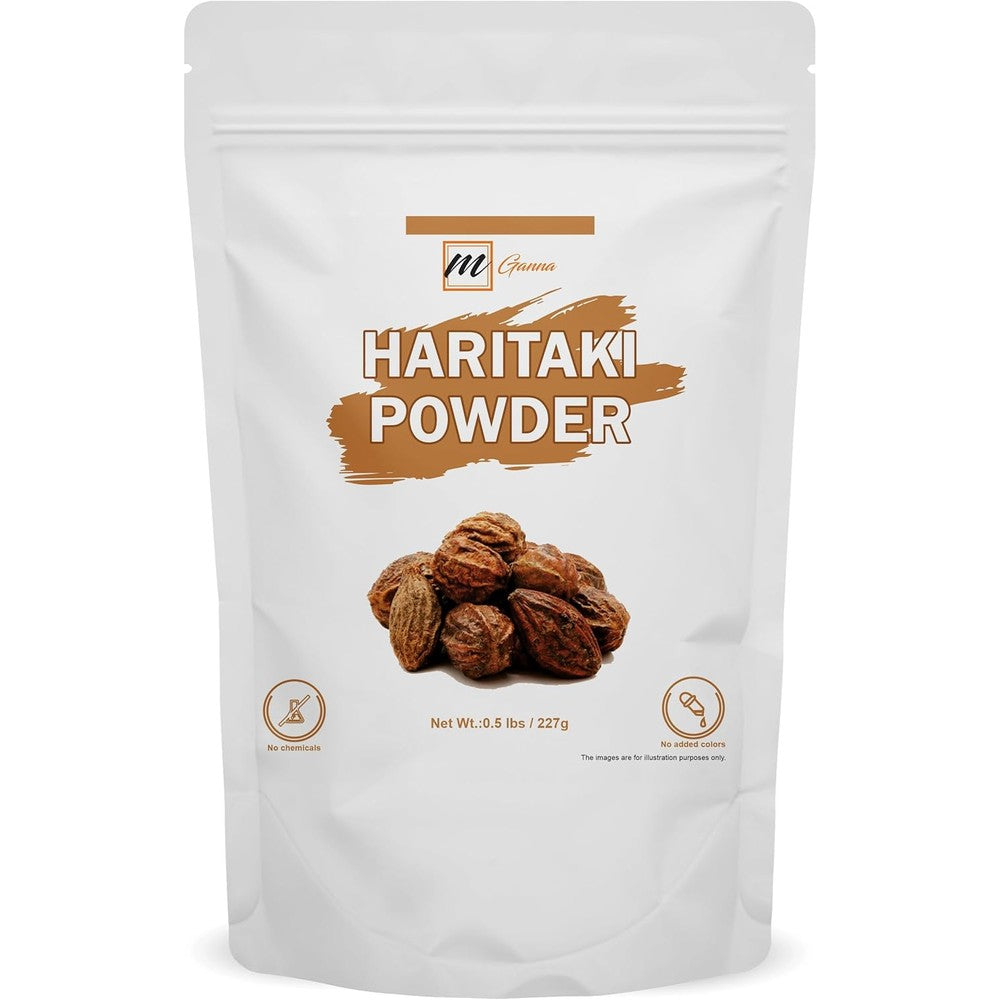 Mganna Harad Haritaki Powder front view packaging