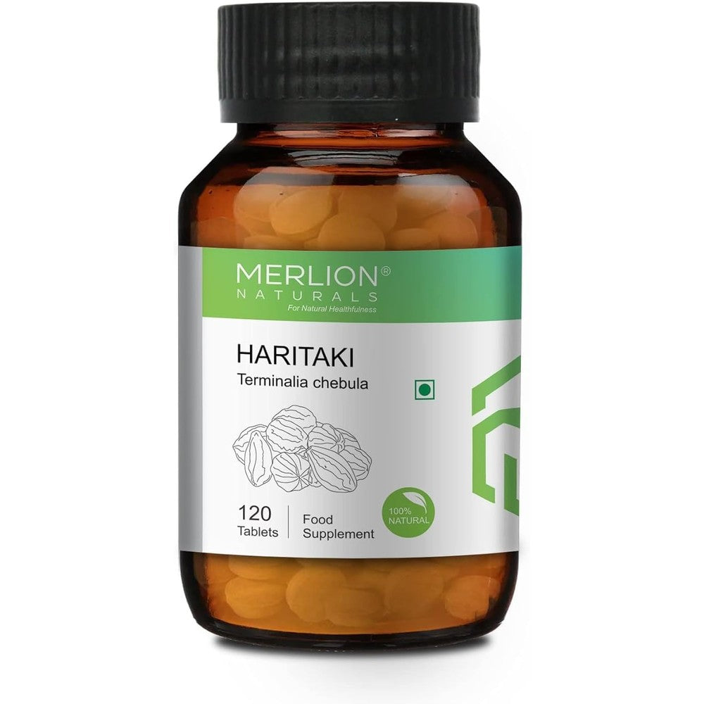 Merlion Naturals Haritaki 500mg tablets bottle front view