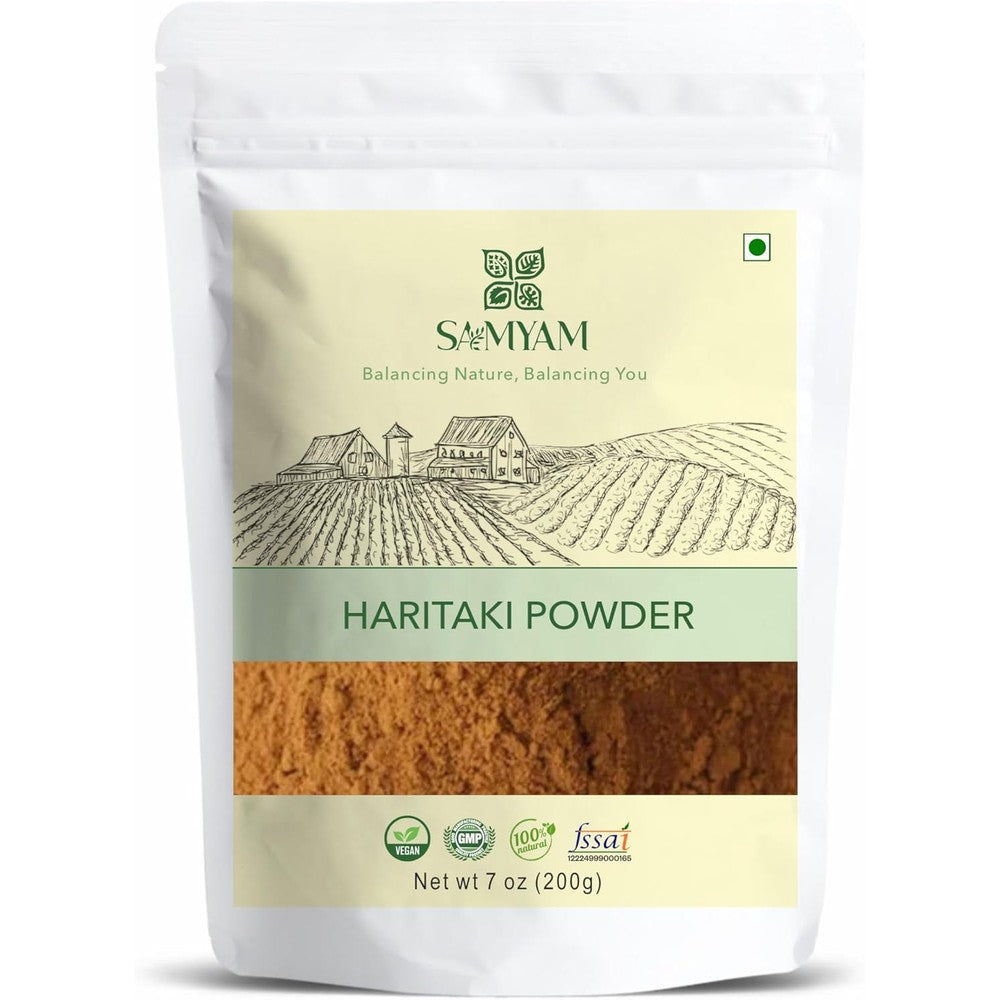 Samyam Haritaki Powder 200g front packaging view