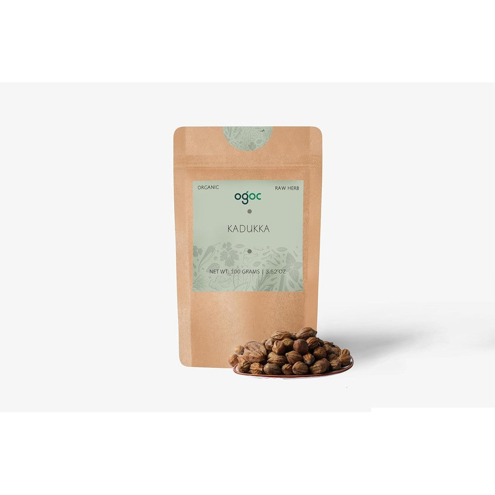Ogoc Organic Kadukka Haritaki 50g front view packaging