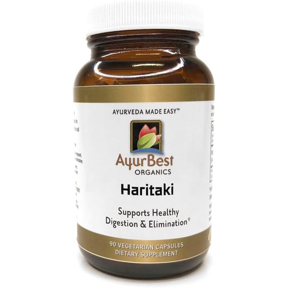 AyurBest Haritaki capsules bottle front view