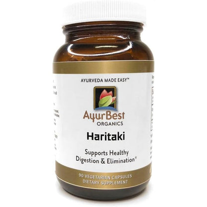 AyurBest Haritaki capsules bottle front view