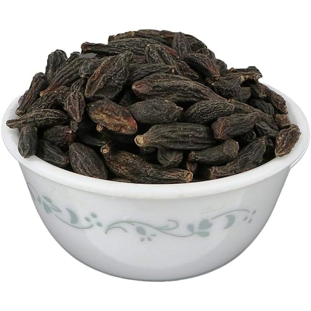 Riddhish Herbals Black Myrobalan Haritaki 100g jar front view