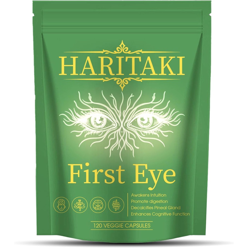 Nutse Haritaki First Eye 120 Capsules bottle front view
